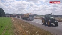 Morlaix. RN12 : les tracteurs affluent