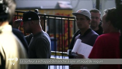 Attaque de requin: l'Australien promet de reprendre le surf