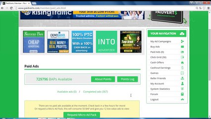 PayPal de Regreso en Paidverts y en My Traffic Value Julio 2015.