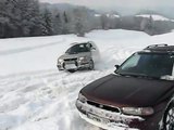 Abusing Subaru Forester S turbo on 20cm of fresh snow