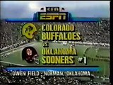 Colorado Buffaloes at #1 Oklahoma Sooners - 1987 - Football
