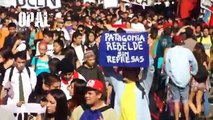 Chile: Marcha de estudiantes Secundarios y Universitarios 28 Marzo 2013