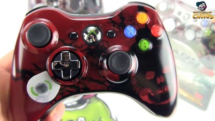 Gears Of War 3 Unboxing/Review - Modded Controllers - Limited Edition GOW3 - Controller Chaos