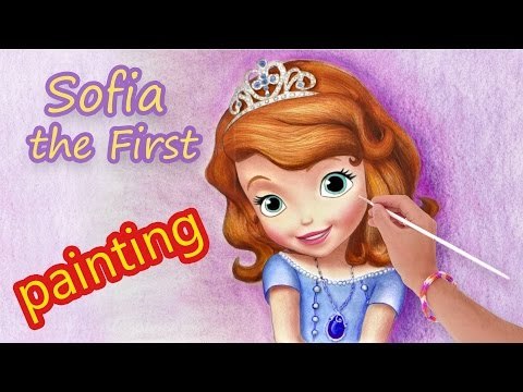 Sofia the First AMAZING Drawing/ Speed Painting