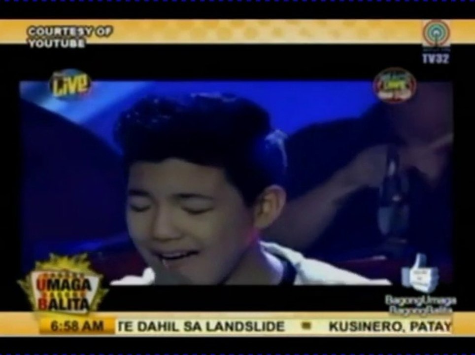 Bagong Umaga Bagong Balita - MOR 94.3 BIGA-10 New Entry - Darren Espanto - Stuck (7-20-2015)