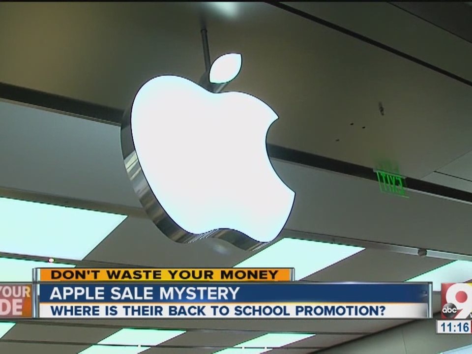 Apple mystery: No back-to-school sale this year?