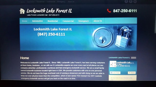 Locksmith Lake Forest IL 847-250-6111
