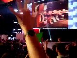 WWE Raw - Shawn Michaels entrance and pyro - Nashville (2/23/09)