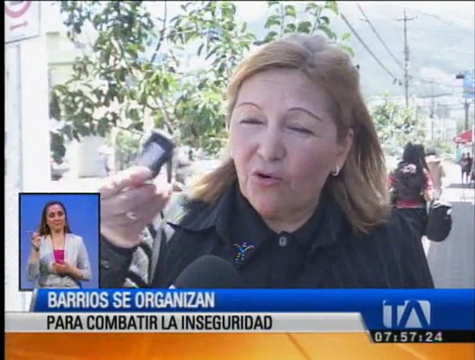 Barrios de Quito se organizan para combatir la inseguridad