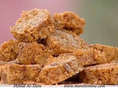 حلو التمر المقرمش - مطبخ منال العالم