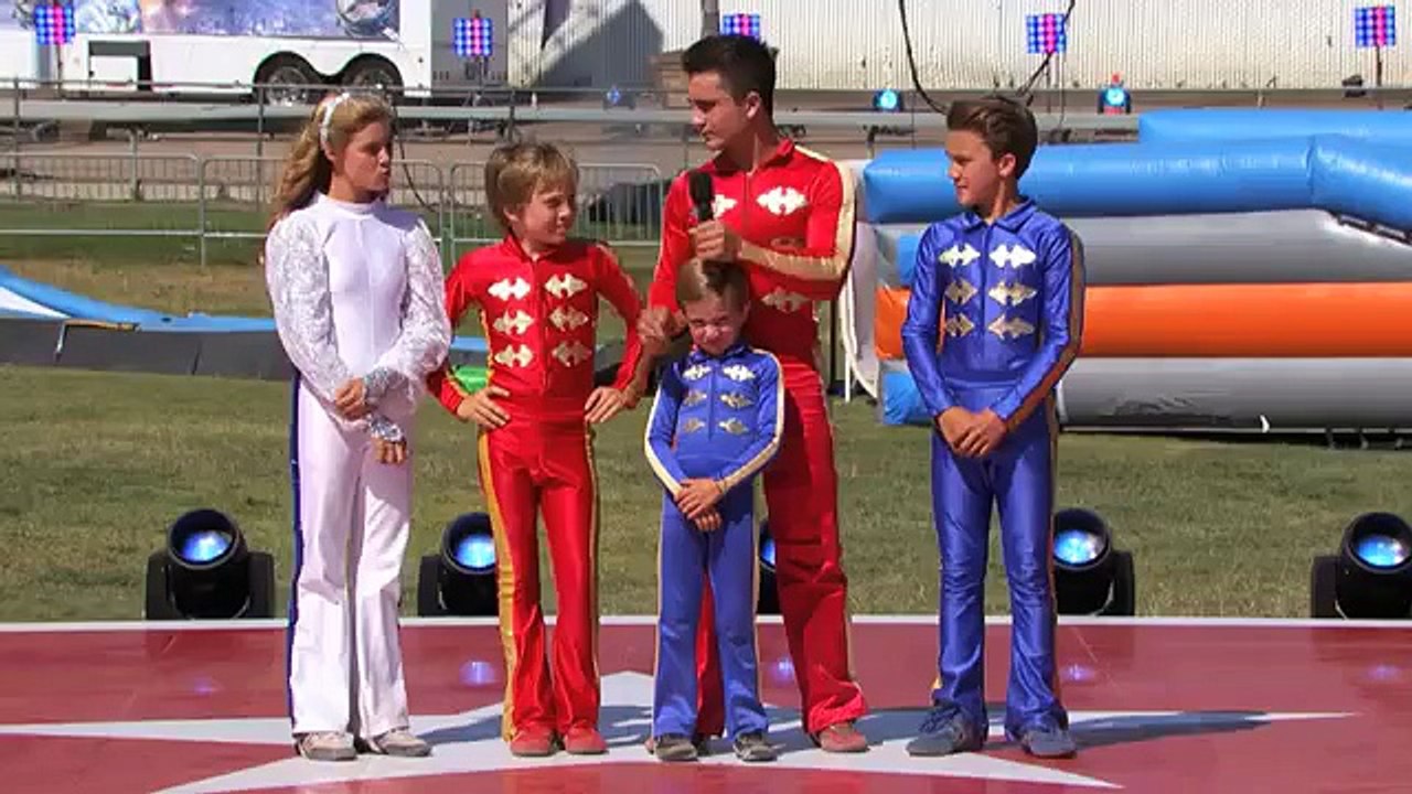 Wild West Express Group Performs Gymnastics While Riding Horses America's Got Talent 2015