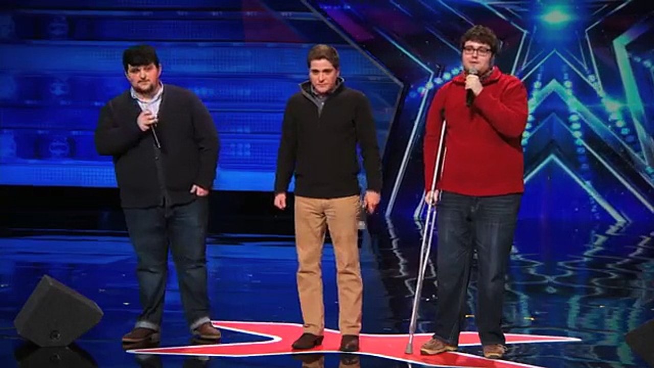 Triple Threat Beautifully Nerdy Boy Band Sing Classic by MKTO Americas Got Talent 2015
