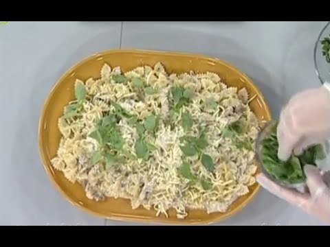 مكرونة بالدجاج والجبن - مطبخ منال العالم