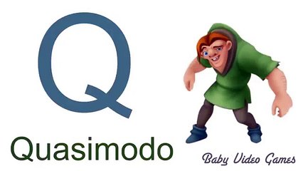 ABC Song Disney Characters - Alphabet Song for Children - Nursery Rhymes - Fan Video