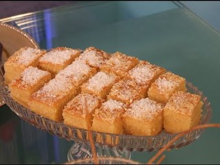البسبوسة بالقيمر - مطبخ منال العالم