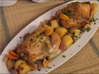 الدجاج المسحب المحشي