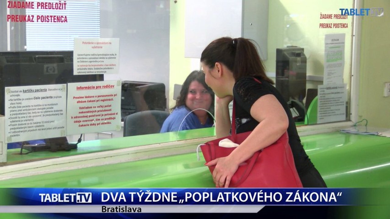 Poplatkový zákon sa v čakárňach zatiaľ neprejavil