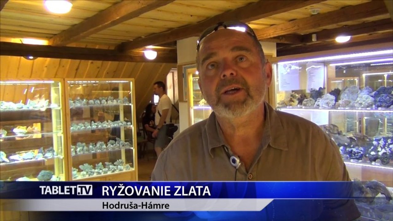 V obci Hodruša Hámre je vyhľadávaná škola ryžovania zlata