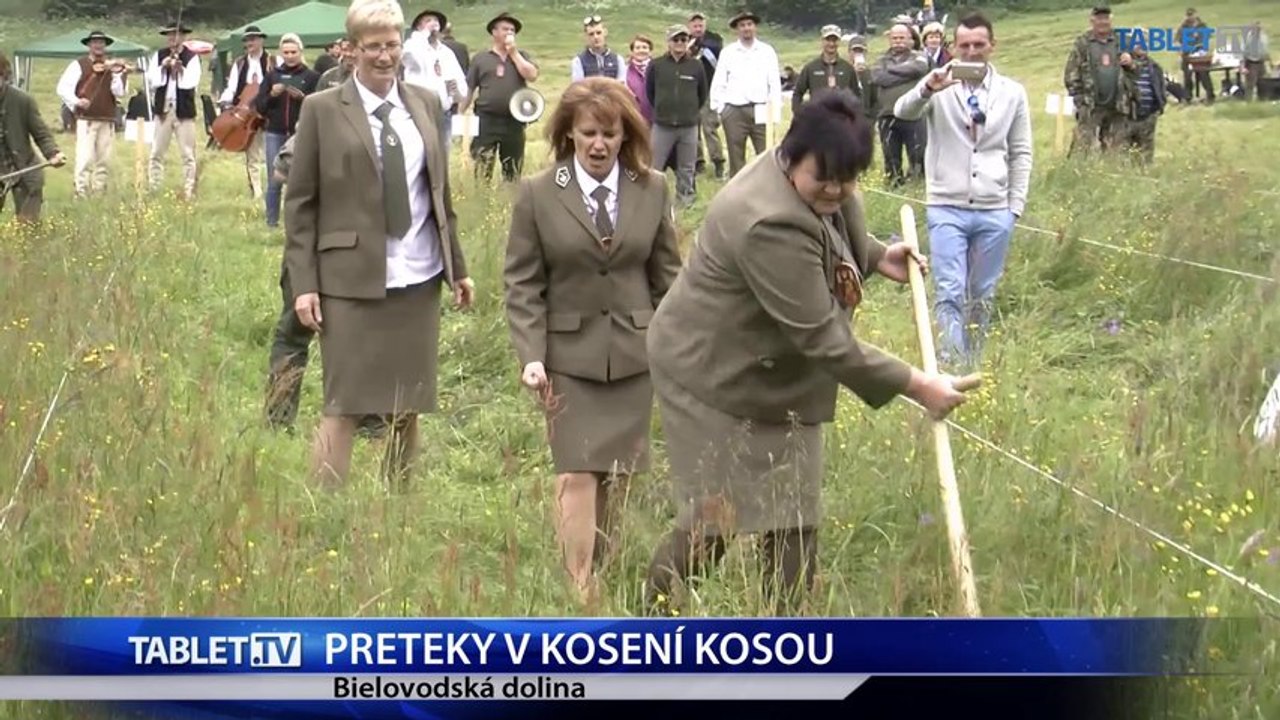 Lúka v Bielovodskej doline bola pokosená ručne