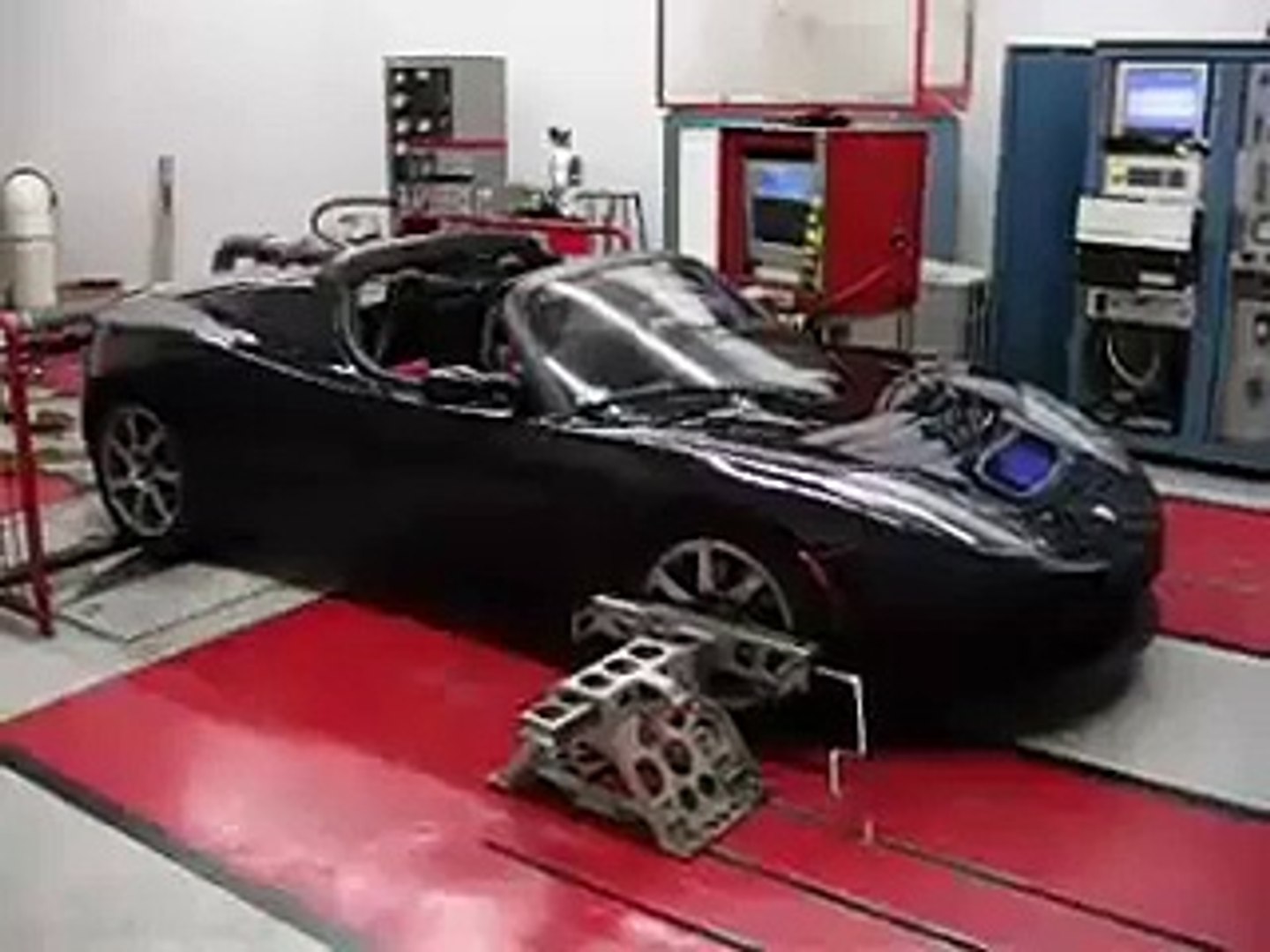 Tesla Roadster Dyno Range Testing
