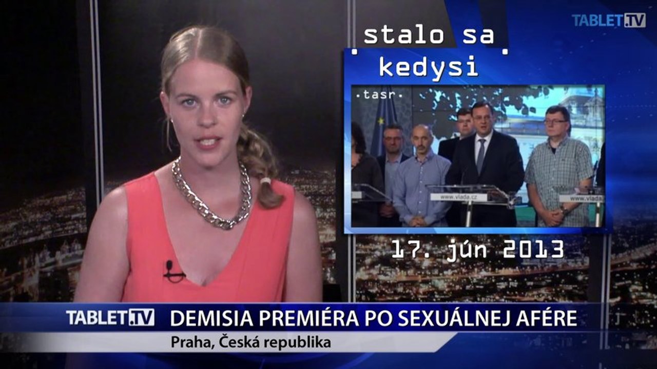 Pred 2 rokmi podal český premiér Nečas demisiu kvôli sexuálnej afére
