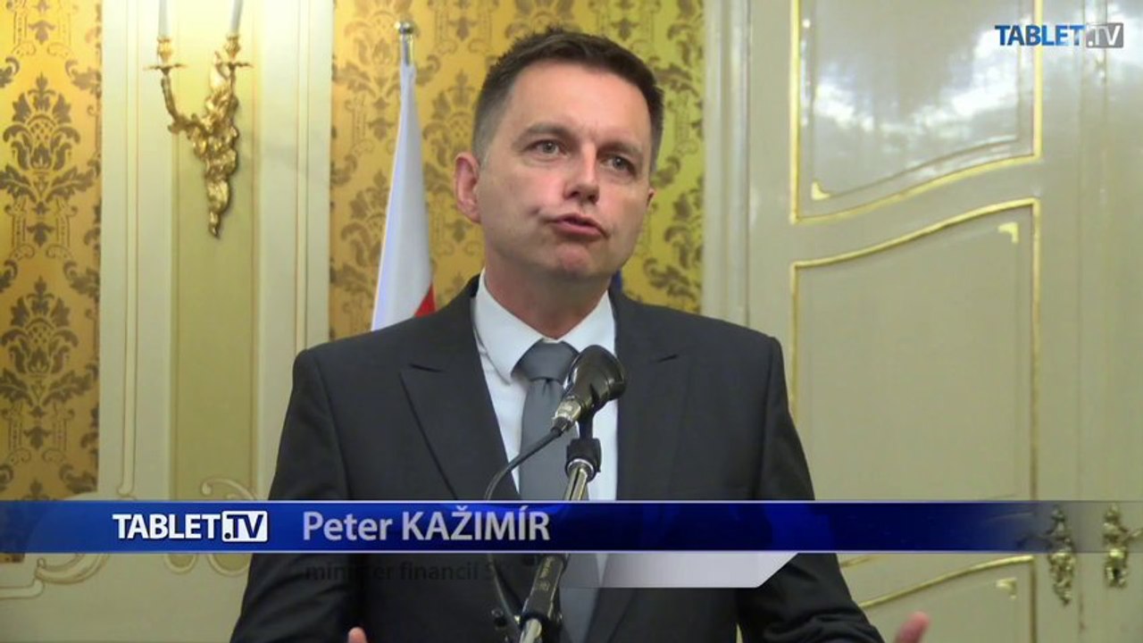 ZÁZNAM: R. Fico a P. Kažimír k ekonomickej nálade na Slovensku