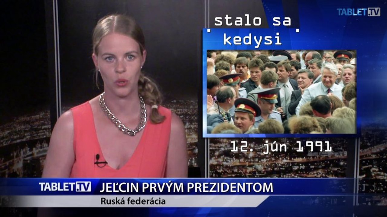 Pred 24 rokmi zvolili Jeľcina za ruského prezidenta