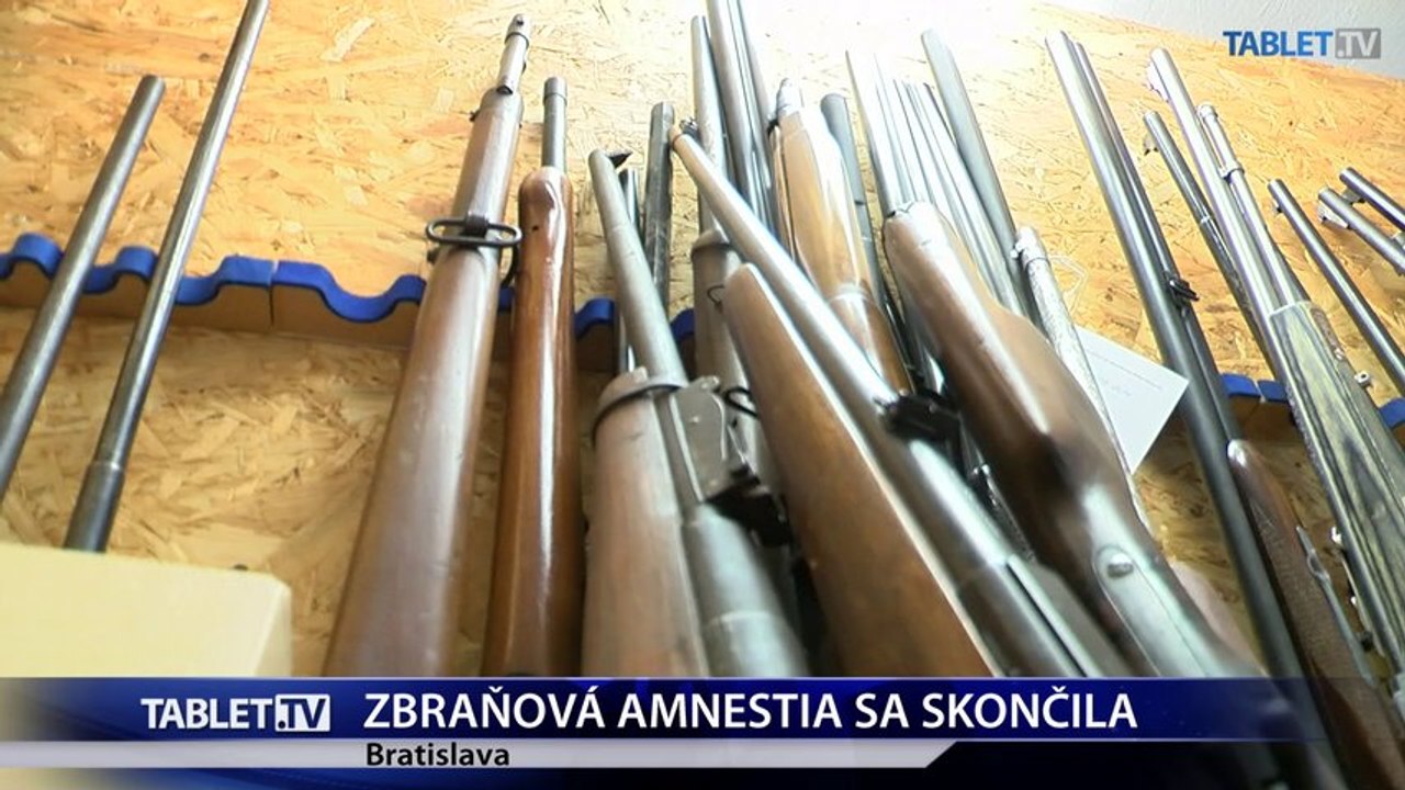 KALIŇÁK: V rámci troch amnestií sa vyzbieralo približne 11.000 zbraní