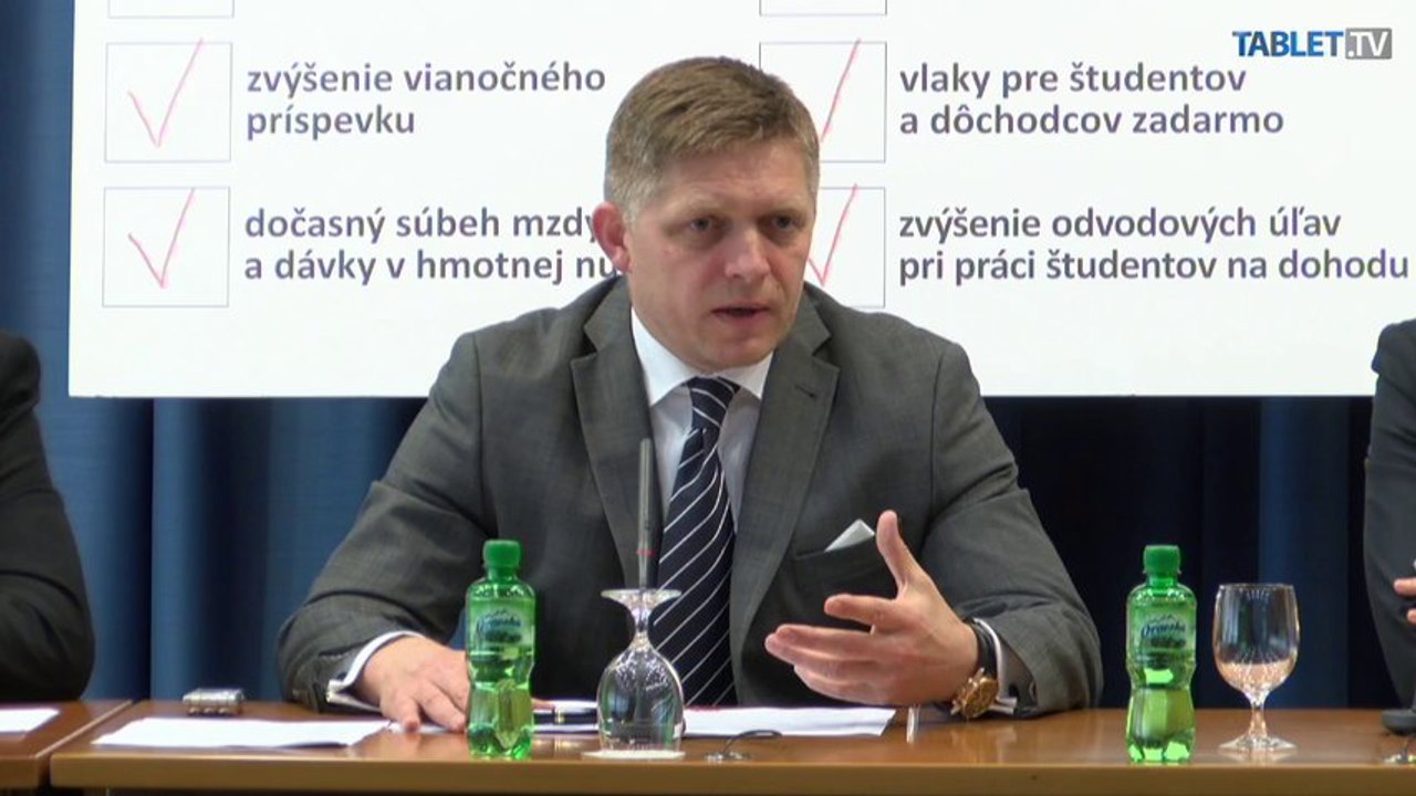 ZÁZNAM: Tlačová konferencia po skončení rokovania vlády