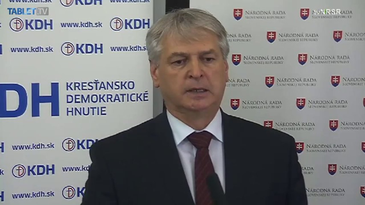 ZÁZNAM: KDH k rodinnému podnikaniu