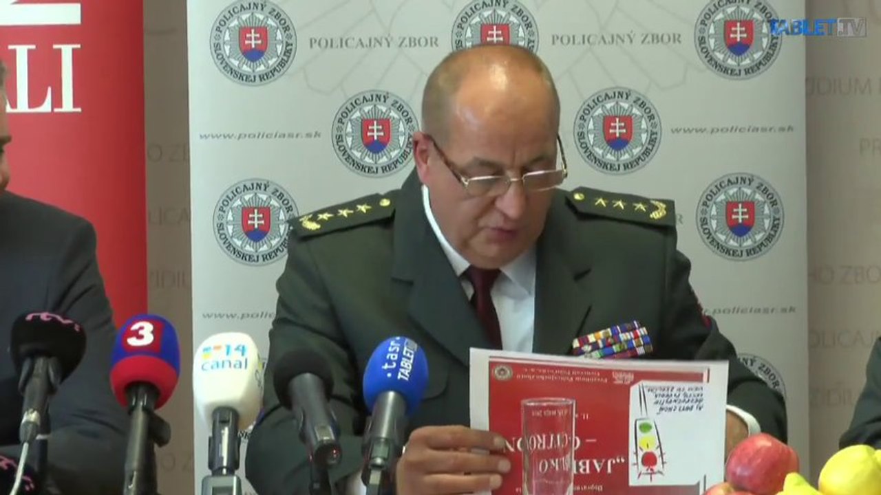 ZÁZNAM: Policajný zbor o akcii Jablko - Citrón, ktorou si posvietia na vodičov