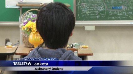 PRVE VYROCIE POTOPENIA TRAJEKTU 16.4.2015