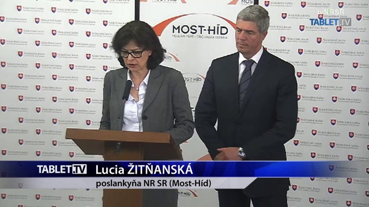 ZÁZNAM: Bugár a Žitňanská o tom, že pohľadávky veriteľom Váhostavu zaplatia ľudia