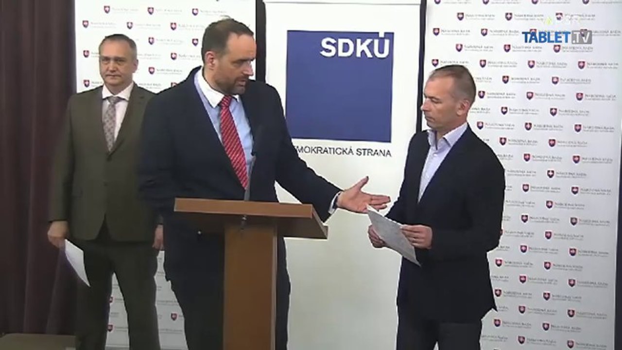 ZÁZNAM: SDKÚ-DS o kauze Váhostav