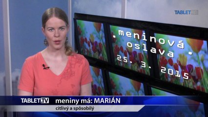 MENINOVA OSLAVA 25.3.2015