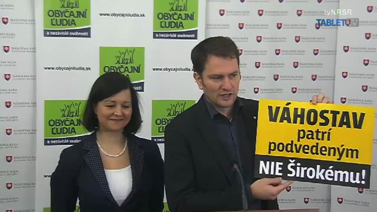 ZÁZNAM: Matovič o novom majiteľovi Váhostavu