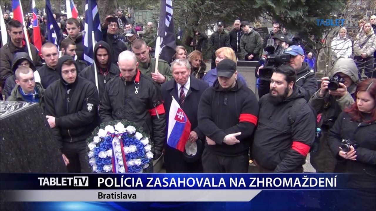 Pochodu nacionalistov chceli zabrániť prívrženci hnutia Antifa