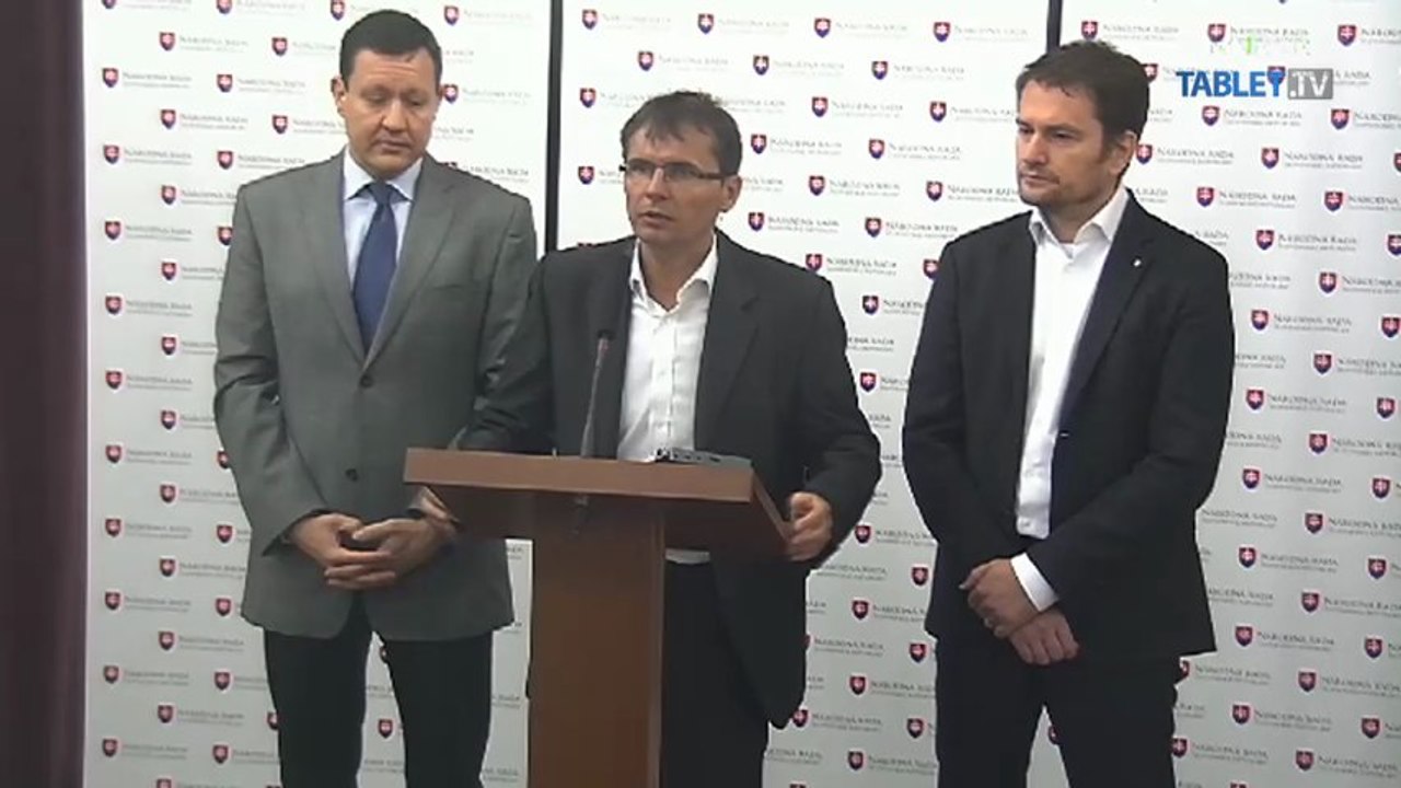 ZÁZNAM: NOVA, OĽaNO a SaS ku kauze CT a zákazu schránkových firiem