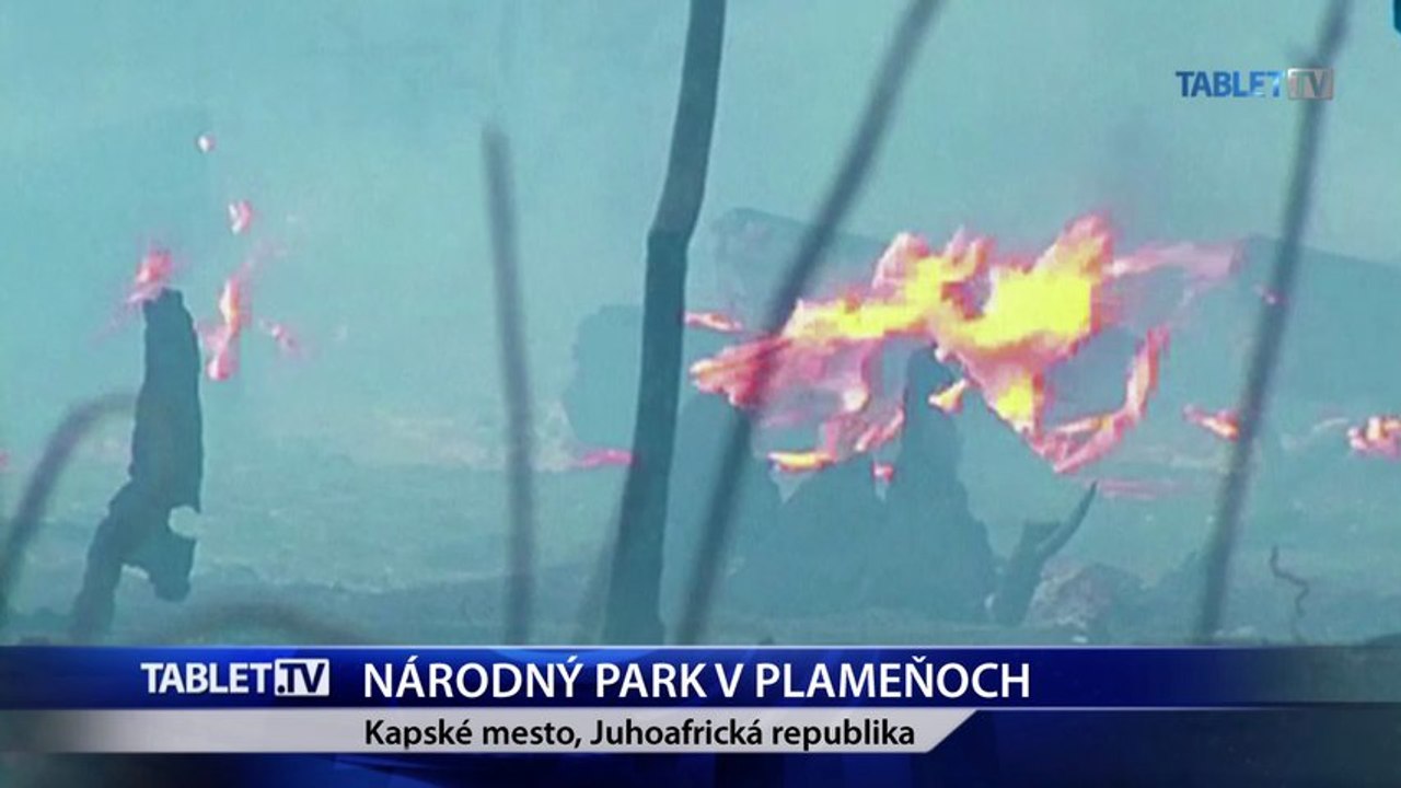 Obrovský požiar v Juhoafrickej republike hasili štyri dni