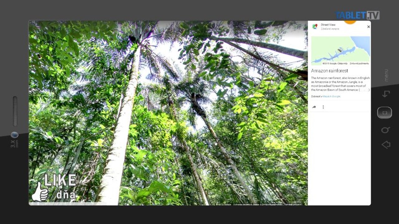LIKE DŇA: Pozrite sa do amazonského pralesu so Street View