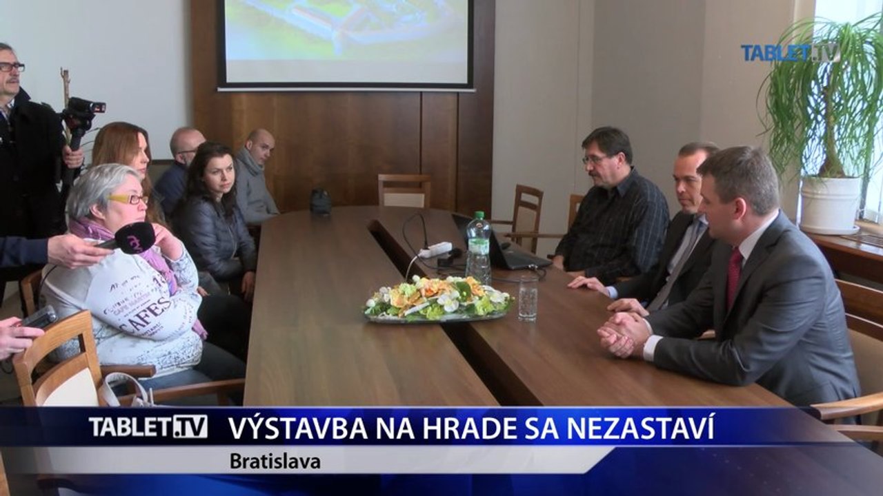Výstavba na Bratislavskom hrade sa nezastaví