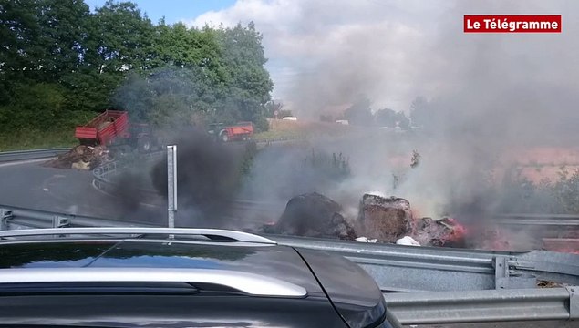 Quimper. Gourvily : l'accès à la zone commerciale bloqué par les agriculteurs
