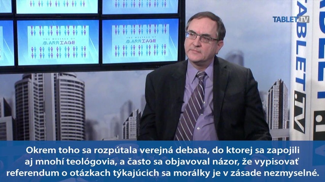 Reichardt: Zapojenie cirkvi do predreferendovej debaty nebolo príliš intenzívne