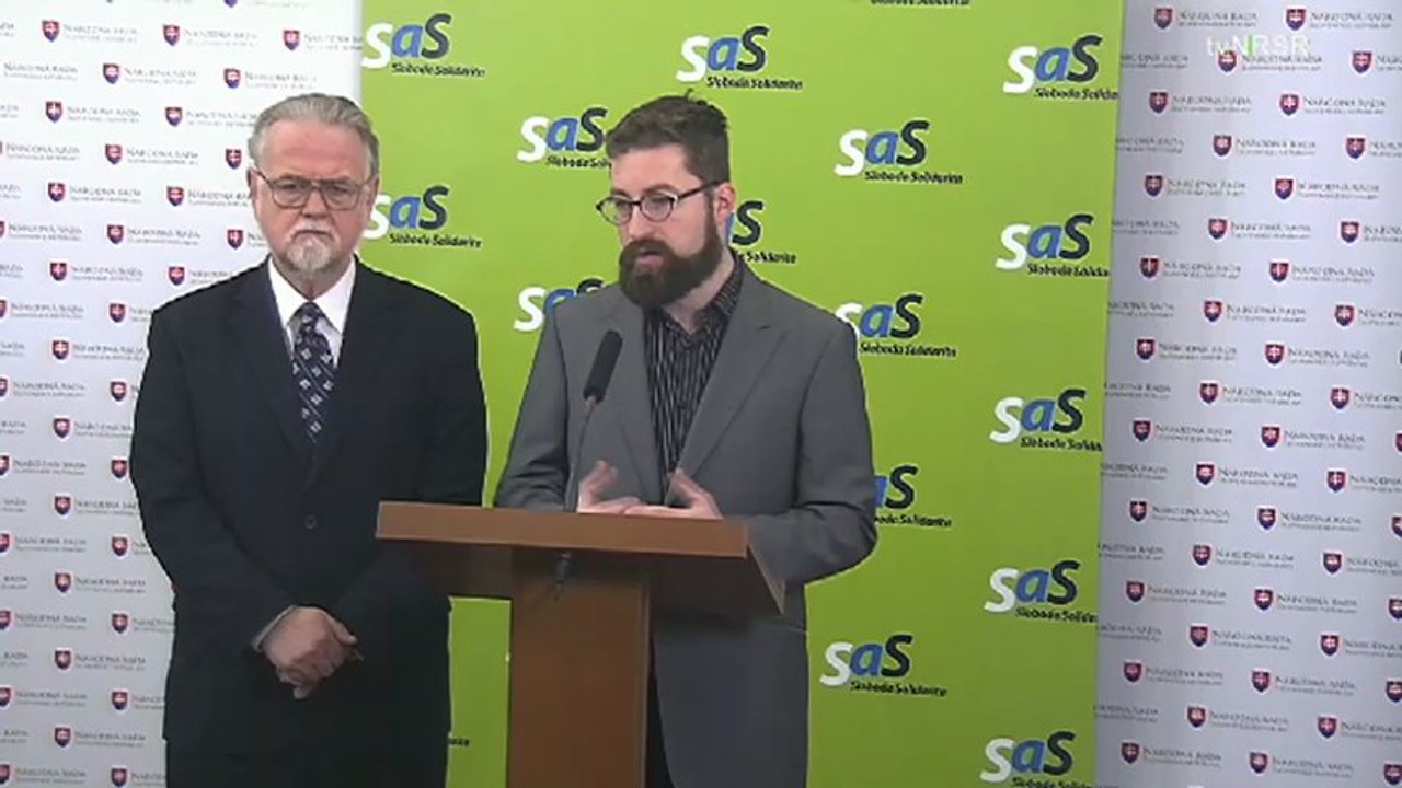 ZÁZNAM: SaS o podnete na poslanecký prieskum na univerzite v Trenčíne