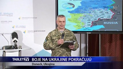 BOJE NA UKRAJINA POKRACUJU 21.1.2015