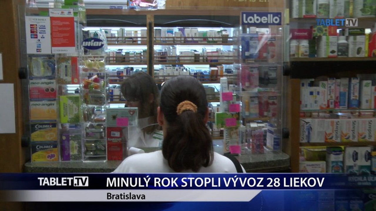 Minulý rok zakázali vývoz 28 liekov