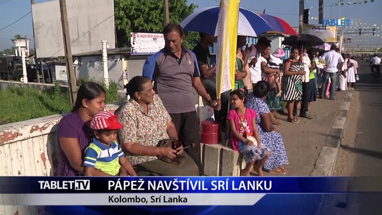 Pápež František priletel na Srí Lanku