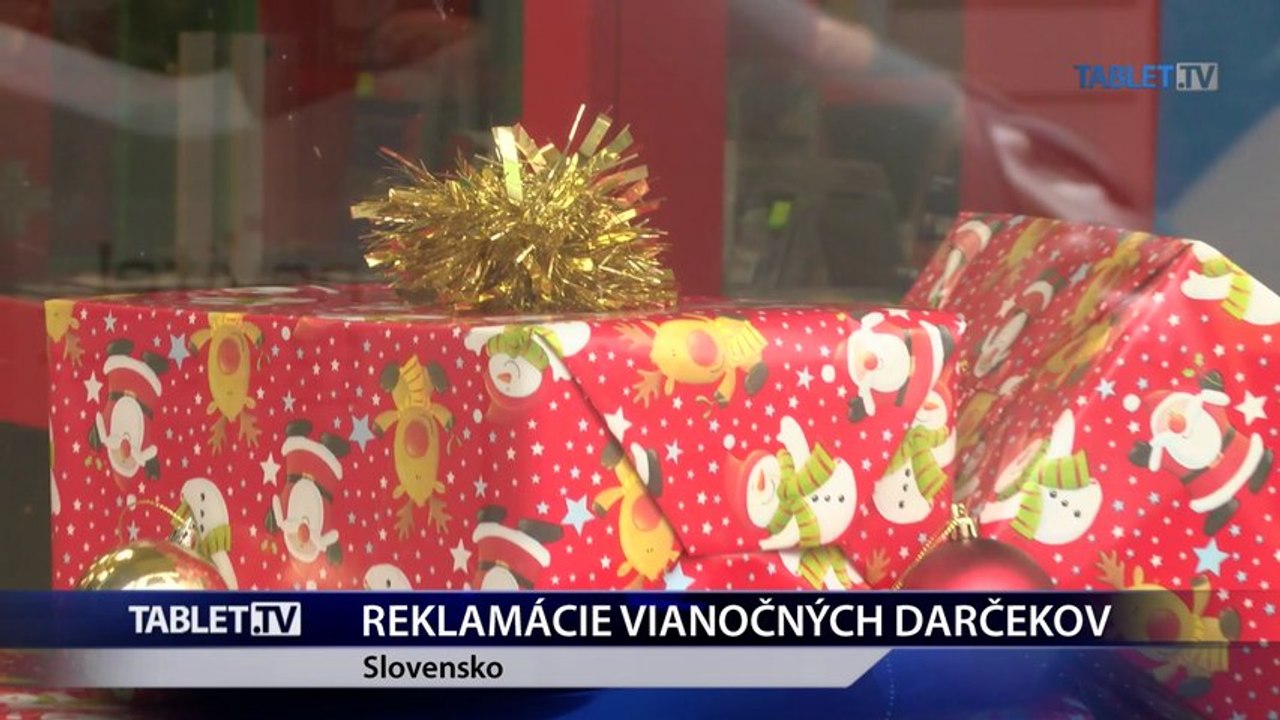 Ak nie ste spokojný s darčekom, reklamujte ho