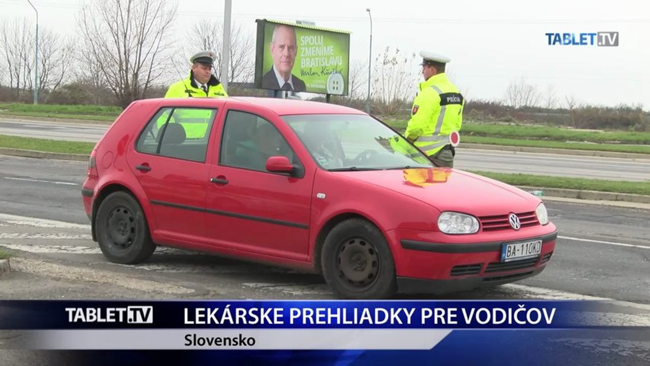 Pre niektorých vodičov sú lekárske prehliadky povinné