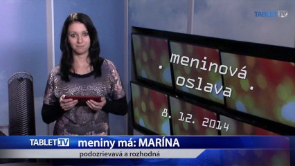 MENINOVA OSLAVA 8.12.2014